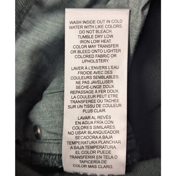 Frame Le Mini Boot Corduroy Jeans Pants Hunter Green Size 30 - Picture 7 of 13